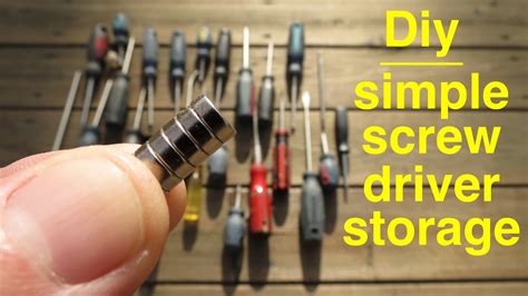 Legend has it thatthe very first screwdriver was stirred with. How to Screwdriver Organization using TINY NEODYMIUM ...