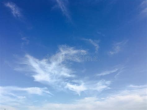 Beauty Cloud Against A Blue Sky Background Clouds Sky Blue Sky With