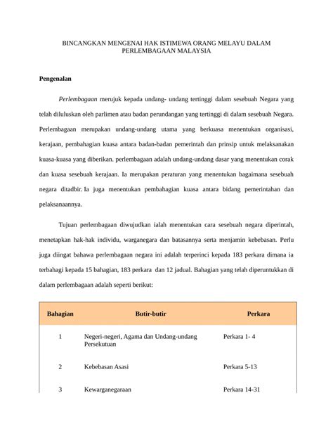 Kepentingan menyebarluaskan pengaruh bangsa pemilik bahasa yang bersangkutan atau demi kepentingan untuk mempelajari atau memahami suatu bangsa. (PDF) BINCANGKAN MENGENAI HAK ISTIMEWA ORANG MELAYU DALAM ...