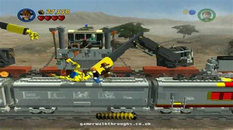 Lego Indiana Jones 2 Walkthrough Crane Train Youtube