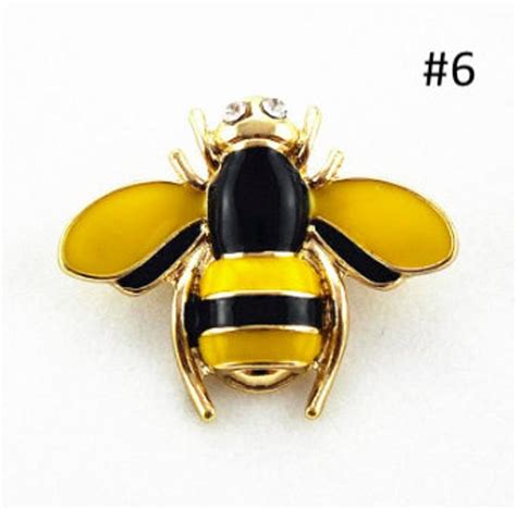 Bee Pin 7 Styles 7 Sizes Etsy Bee Brooch Bee Pin Honey Bee Jewelry