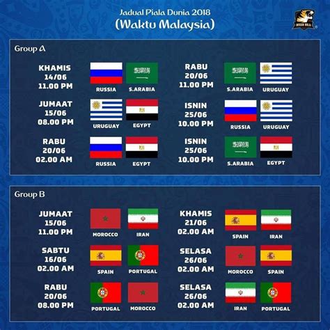 There were many requests from users for providing 2018 fifa world cupschedule in malaysia standard time (mst) which is also known as malaysia. Full Fifa World Cup 2018 Russia Schedule