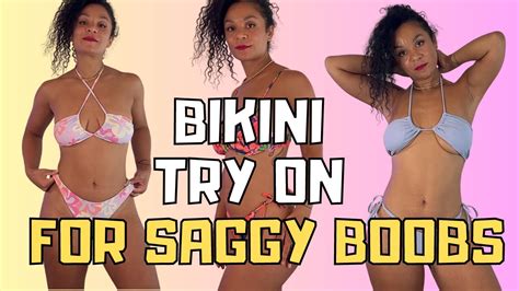 Bikini Try On From Shein Micro For Saggy Boobs Youtube