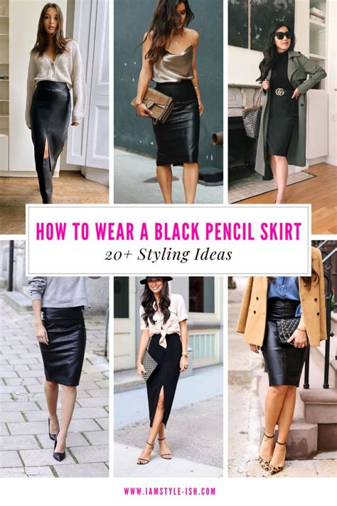 20 Easy Ideas To Style A Black Pencil Skirt Pencil Skirt Outfits