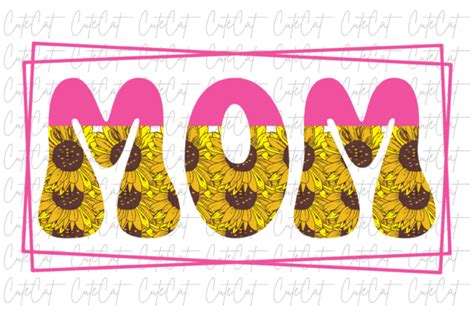 Mom Retro Sublimation Designs Mama Gráfico Por Cute Cat · Creative Fabrica