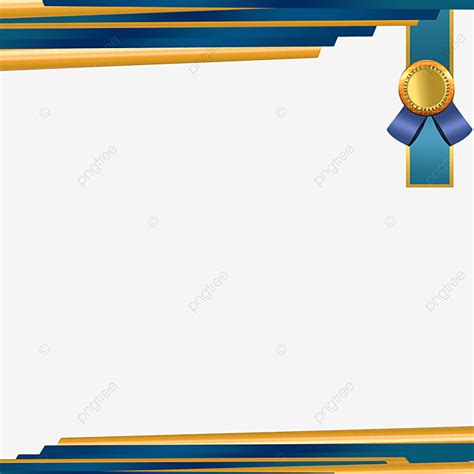 Graduation Certificate Border Png Image A Blue Gold Color Graduation