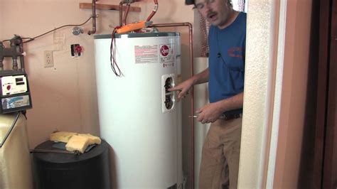 I've got the gas variety, so these instructions will be geared towards flushing a gas hot water the thermostat on a gas hot water heater is usually found near the bottom of the tank. Hot Water Heaters : How to Change the Temperature on an ...
