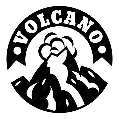 Premium Vector Volcano Smoke Logo Simple Illustration Of Volcano