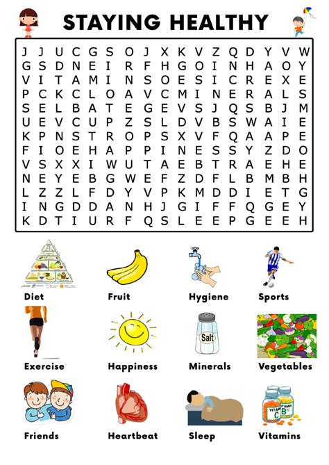 Staying Healthy Word Search By Adamjharvey245 Teaching Resources