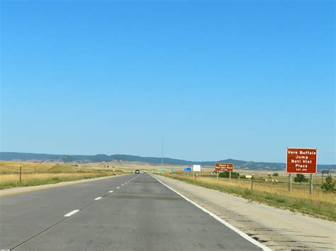Wyoming Interstate 90 Westbound Cross Country Roads