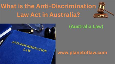 What Is The Anti Discrimination Law In Australia Planetoflaw