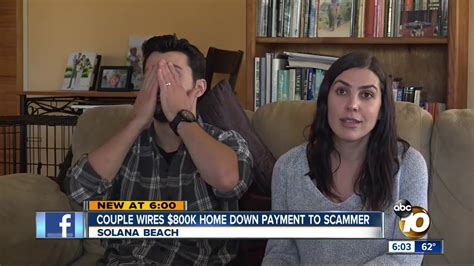 Couple Wires 800000 Home Down Payment To Scammer Youtube