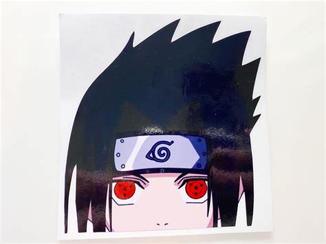 Naruto Sasuke Peeker Decal Vinyl Stickers Jdm Stuff