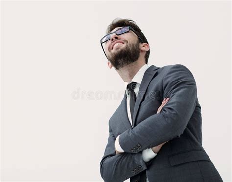 Brooding Handsome Guy Lifted His Head Up Stock Image Image Of