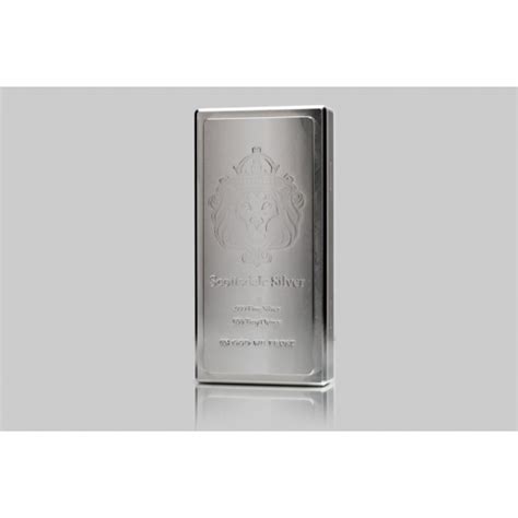 Buy The Scottsdale Mint 100 Oz Silver Stacker Bar Monument Metals