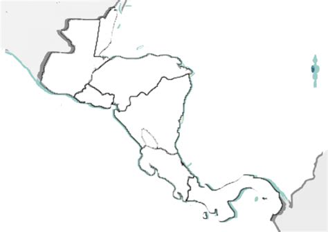 Mapa De America Central Para Colorear Mapa De Centroamerica Mapa De