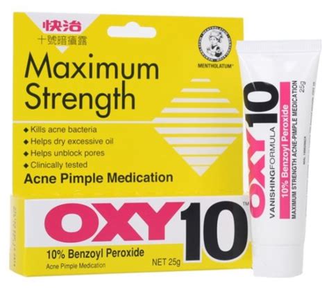 Oxy Maximum Strength Oxy 10 Acne Treatment 25g Facial