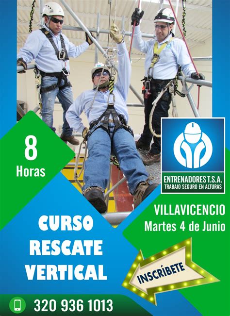 Curso Rescate Vertical En Villavicencio Entrenadores Tsa Cursos De