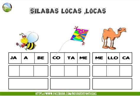 Silabas Locas 6 Juegos Infantiles