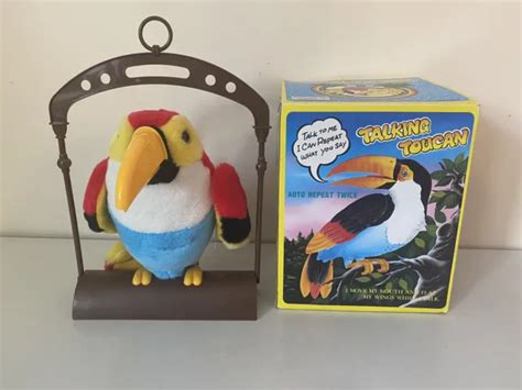 Talking Toucan Red Toy Talk To Me I Can Repeat What You Say 1994 In