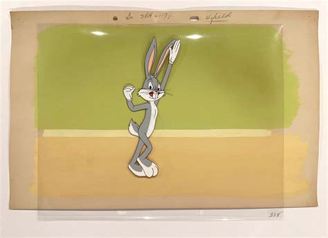 Original Warner Brothers Production Cel Of Bugs Bunny C 1955