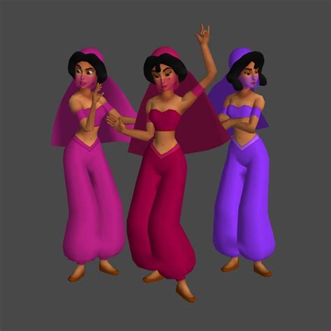 Naji Taji And Maji The Harem Girl Trio By Mysteryart901 On Deviantart