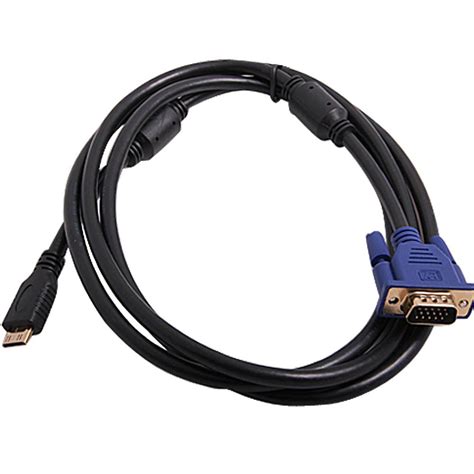 Micro hdmi to vga adapter with audio cable for raspberry pi 4 model b diy. Mini HDMI to VGA Cable 1.8 Meter - Groothandel-XL