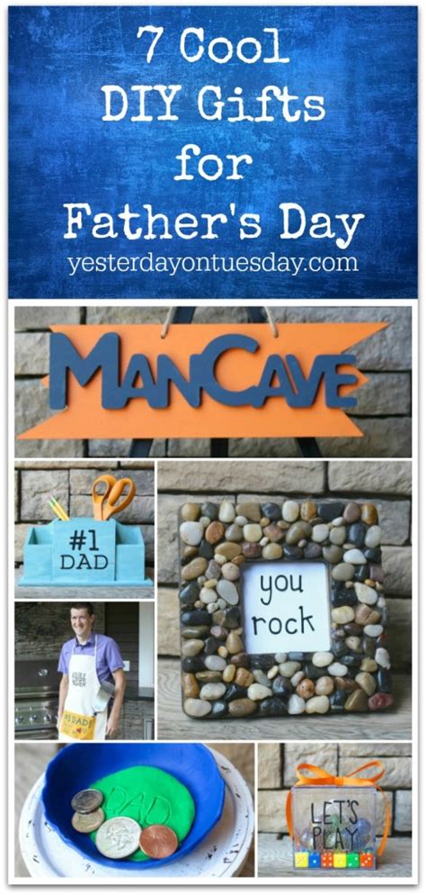 That's why there are certain father's day cards and certain father's day messages that only work for him. 7 Cool DIY Gifts for Father's Day | Yesterday On Tuesday