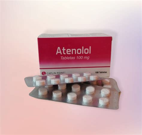 Atenolol 100mg Caja X 100 Tabletas Caplin Droguería Sainsa