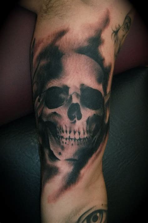 Stencil skull sleeve tattoos designs. Best Skull Tattoos for Men | Skull sleeve tattoos, Skull ...