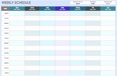 The macro in this template enables you to customize the dates, including selecting 6 or 12 months. 10 One Week Calendar Template Excel - Excel Templates ...