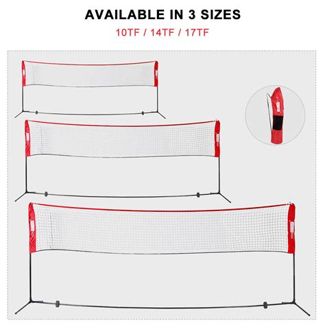 Alternately, 144.5 cm / 2.54 in/cm = 56.89 inches. Portable Height Adjustable Outdoor Badminton Volleyball ...