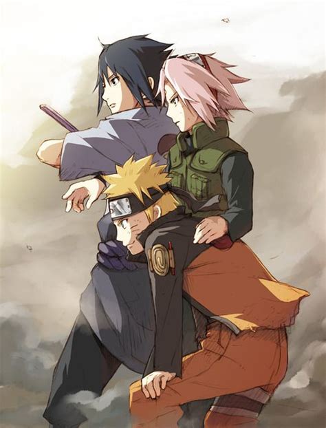 Team 7 Naruto Shippuden Naruto Sasuke Sakura Anime