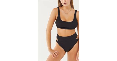 Out From Under Meg Ribbed Scoop Neck Bikini Top Swimsuits To Wear In
