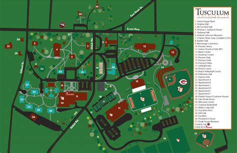 Maps And Directions To Tusculum About Tusculum University