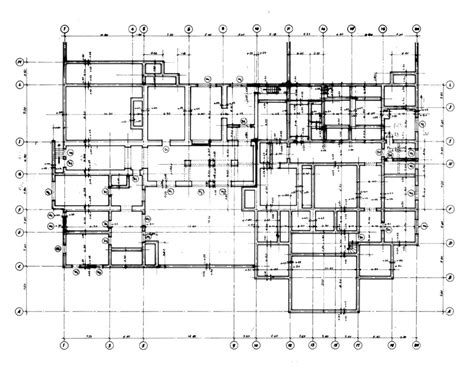Vip House Working Drawing Basement Foundation Plan Archnet