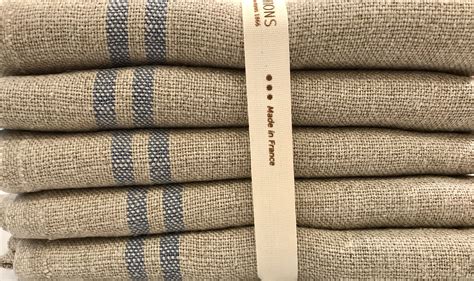 The Blue Country French Linen Kitchen Towel Will Make You Feel Better