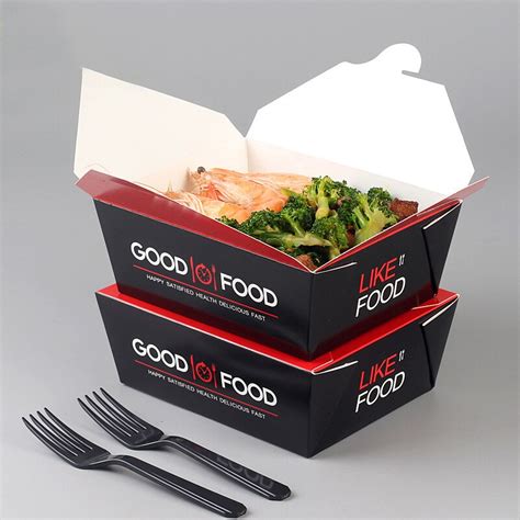 Korean Packing Box Take Out French Fries Case Wrapping Box Fast Food
