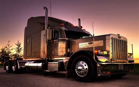 640x960 Resolution Black And Gray Tractor Unit Peterbilt Trucks