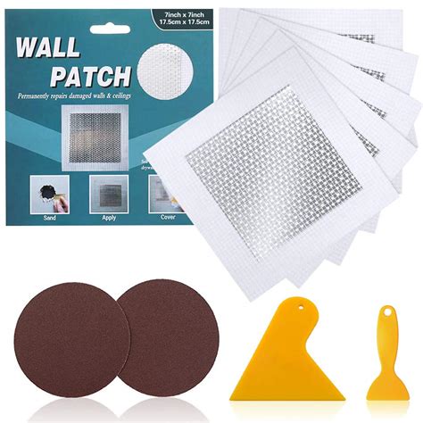 Buy 7 By 7 Wall Repair Patch 5 Pcs Plasterboard Patch Plaster