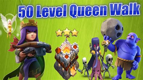 Max Level 50 Hero Queen Testing On Max Th11 Learn To Qwalk Skill