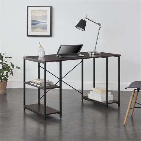 A beautiful addition to anyones calligraphy set or writing desk.: en.casa Regal-Schreibtisch, Schreibtisch mit Regal »Aarhus ...
