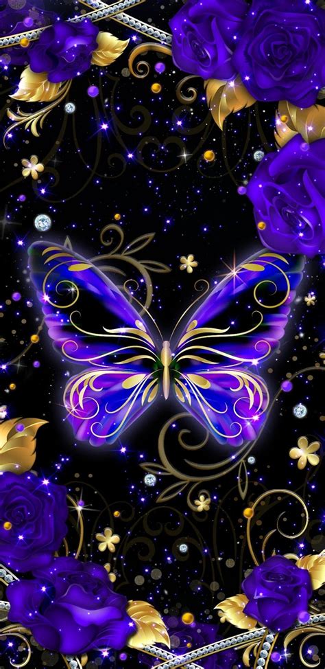 Purple Butterfly Aesthetic Wallpapers Download Mobcup