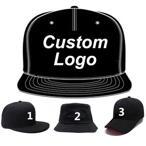 Hot Customized Acrylic Baseball Snapback Caps Own Design Logo Embroidery Text Fitted Bone