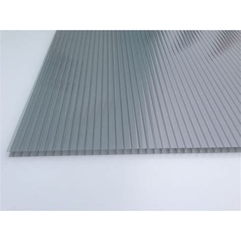Suntuf Sunlite 10mm X 20m Solar Control Grey Twinwall Polycarbonate