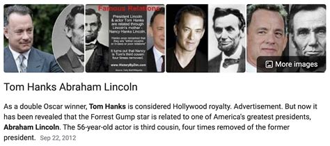 Tom Hanks A Relative Of Abraham Lincoln And A Melungeon Gematria