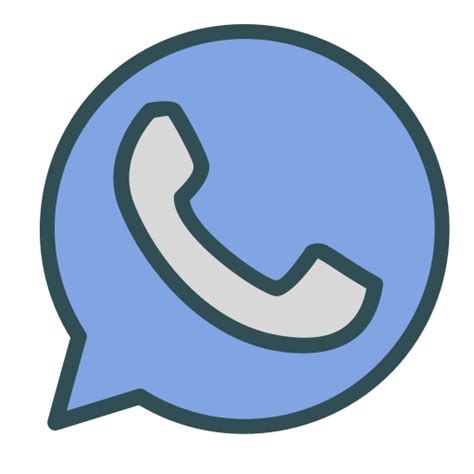Icono Whatsapp Telefono Circulo Forma Marca Gratis De Brands