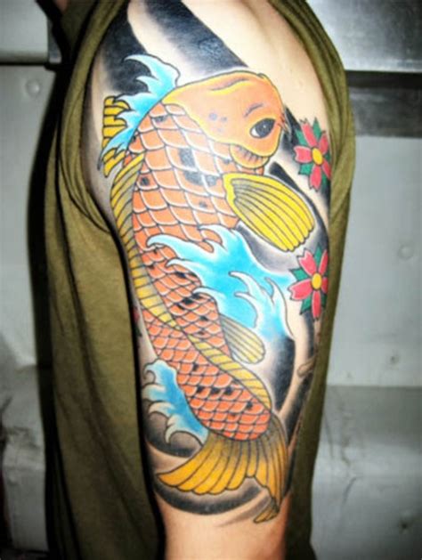 Yellow Koi Fish Tattoo Flawssy