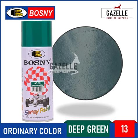 Bosny Acrylic Spray Paint 13 Deep Green Lazada Ph