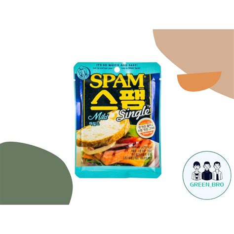Cj Korea Spam Canned Meat Ham Light Single 80g Shopee Malaysia